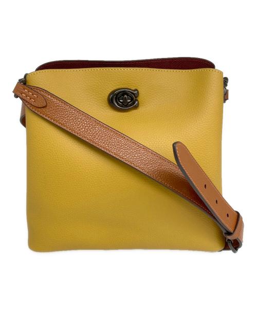 COACH（コーチ）COACH (コーチ) ウィロウ バケット ショルダーバッグ イエローの古着・服飾アイテム