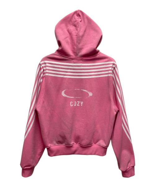 cozy world（コージーワールド）cozy world (コージーワールド) ジップパーカー ピンク サイズ:SIZE Mの古着・服飾アイテム