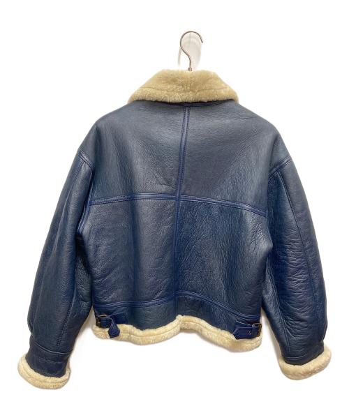 TEODEM（テオデム）TEODEM (テオデム) B-3 ムートンジャケット ネイビー サイズ:SIZE Mの古着・服飾アイテム