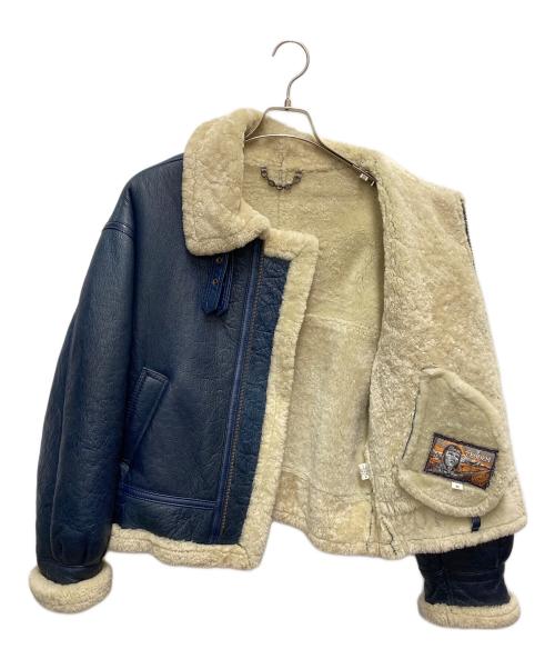TEODEM（テオデム）TEODEM (テオデム) B-3 ムートンジャケット ネイビー サイズ:SIZE Mの古着・服飾アイテム