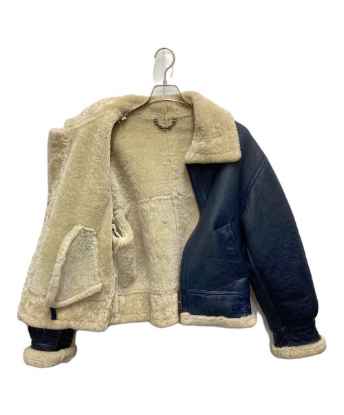 TEODEM（テオデム）TEODEM (テオデム) B-3 ムートンジャケット ネイビー サイズ:SIZE Mの古着・服飾アイテム