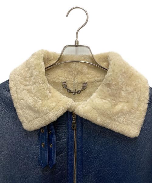 TEODEM（テオデム）TEODEM (テオデム) B-3 ムートンジャケット ネイビー サイズ:SIZE Mの古着・服飾アイテム