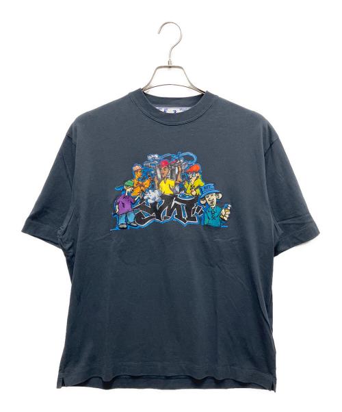 OFFWHITE（オフホワイト）OFFWHITE (オフホワイト) 半袖カットソー ネイビー サイズ:SIZE Sの古着・服飾アイテム