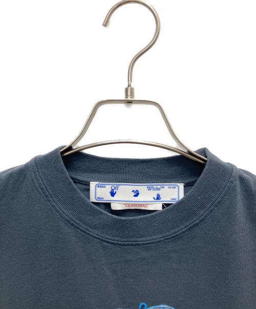 OFFWHITE（オフホワイト）OFFWHITE (オフホワイト) 半袖カットソー ネイビー サイズ:SIZE Sの古着・服飾アイテム