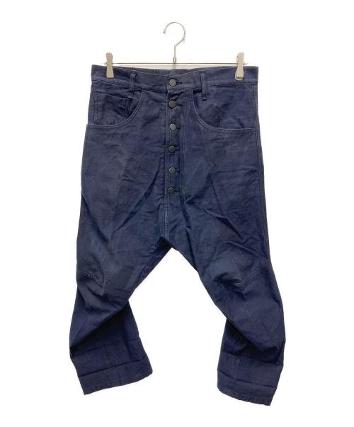NEMETH（ネメス）NEMETH (ネメス) 立体裁断サルエルデニムパンツ ネイビー サイズ:SIZE XSの古着・服飾アイテム