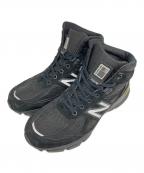 NEW BALANCEニューバランス）の古着「ハイカットスニーカー」｜ブラック