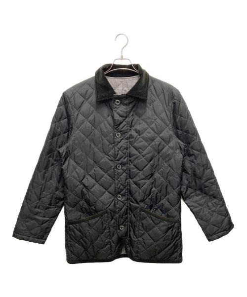 MACKINTOSH（マッキントッシュ）MACKINTOSH (マッキントッシュ) キルティングジャケット ブラック×グレー サイズ:SIZE 42の古着・服飾アイテム