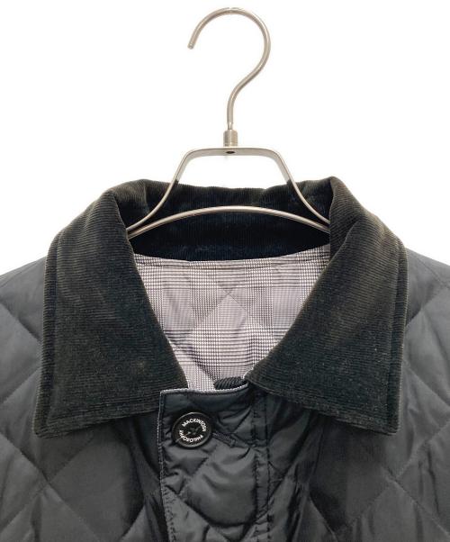 MACKINTOSH（マッキントッシュ）MACKINTOSH (マッキントッシュ) キルティングジャケット ブラック×グレー サイズ:SIZE 42の古着・服飾アイテム