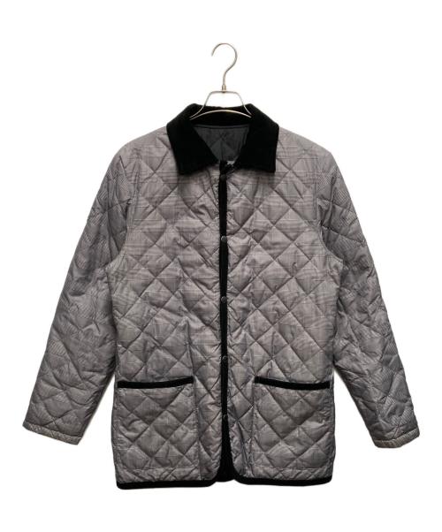 MACKINTOSH（マッキントッシュ）MACKINTOSH (マッキントッシュ) キルティングジャケット ブラック×グレー サイズ:SIZE 42の古着・服飾アイテム