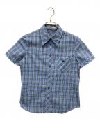 BURBERRY BLUE LABELバーバリー ブルー レーベル）の古着「半袖シャツ」｜スカイブルー