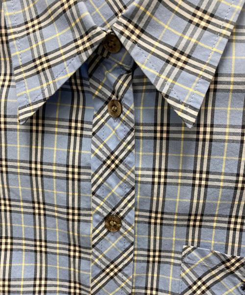 BURBERRY BLUE LABEL（バーバリー ブルー レーベル）BURBERRY BLUE LABEL (バーバリー ブルー レーベル) 半袖シャツ スカイブルー サイズ:SIZE 38の古着・服飾アイテム