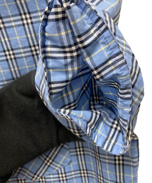 BURBERRY BLUE LABEL（バーバリー ブルー レーベル）BURBERRY BLUE LABEL (バーバリー ブルー レーベル) 半袖シャツ スカイブルー サイズ:SIZE 38の古着・服飾アイテム
