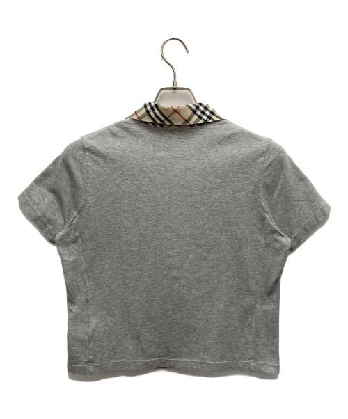 BURBERRY LONDON（バーバリーロンドン）BURBERRY LONDON (バーバリーロンドン) ポロシャツ グレー サイズ:SIZE 13（XL～XXｌ相当）の古着・服飾アイテム