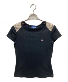 BURBERRY BLUE LABEL（バーバリー ブルー レーベル）の古着「半袖カットソー」｜ブラック