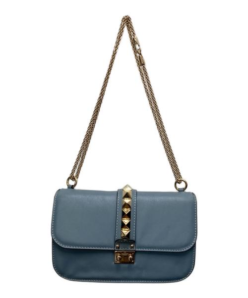 VALENTINO（ヴァレンティノ）VALENTINO (ヴァレンティノ) ショルダーバッグ スカイブルーの古着・服飾アイテム