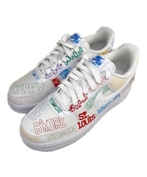 NIKE（ナイキ）NIKE (ナイキ) AIR FORCE1 ホワイト サイズ:SIZE 25cm 未使用品の古着・服飾アイテム