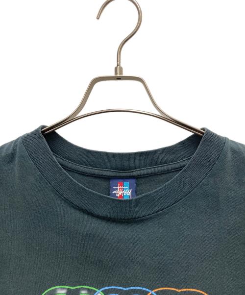 stussy（ステューシー）stussy (ステューシー) 半袖カットソー ネイビー サイズ:SIZE Lの古着・服飾アイテム