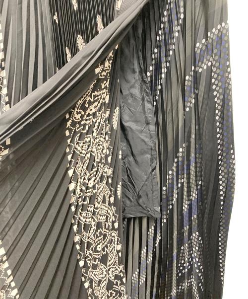 sacai（サカイ）sacai (サカイ) ラップスカート　21SS Archive Print Mix Skirt ブラック サイズ:SIZE 2の古着・服飾アイテム