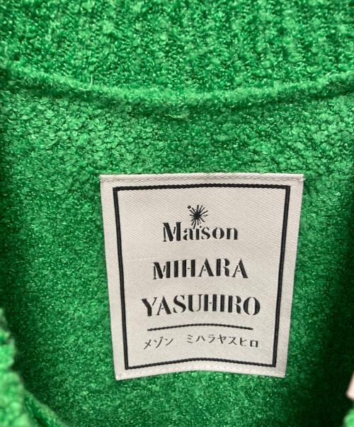 Maison MIHARA YASUHIRO（メゾン ミハラ ヤスヒロ）Maison MIHARA YASUHIRO (メゾン ミハラ ヤスヒロ) 薄手ニット グリーン サイズ:SIZE 38の古着・服飾アイテム