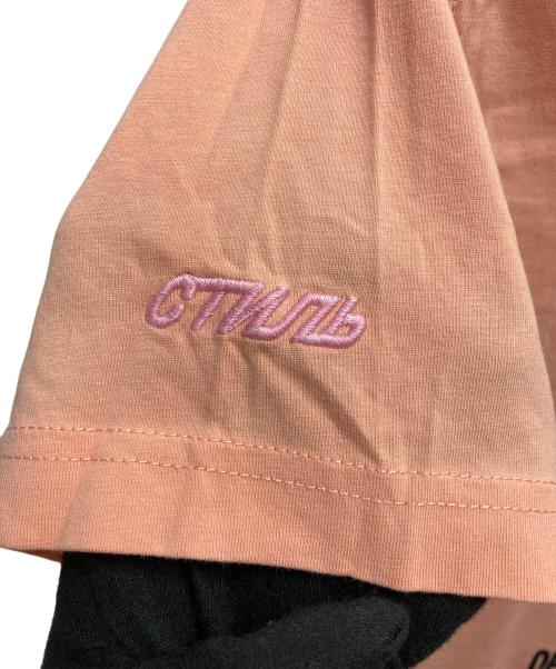 HERON PRESTON（ヘロンプレストン）HERON PRESTON (ヘロンプレストン) 半袖カットソー ピンク サイズ:SIZE XSの古着・服飾アイテム