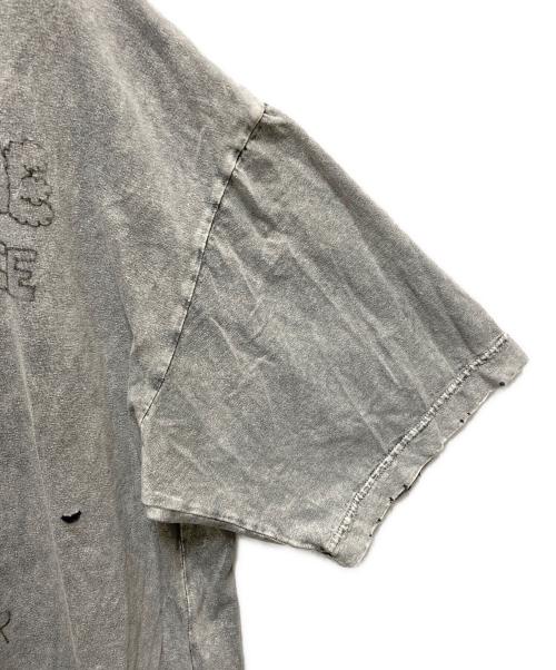 Maison MIHARA YASUHIRO（メゾン ミハラ ヤスヒロ）Maison MIHARA YASUHIRO (メゾン ミハラ ヤスヒロ) 半袖カットソー　24AW Distressed Cat Print T-shirt グレー サイズ:SIZE 48の古着・服飾アイテム