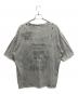 Maison MIHARA YASUHIRO (メゾン ミハラ ヤスヒロ) 半袖カットソー　24AW Distressed Cat Print T-shirt グレー サイズ:SIZE 48：32000円