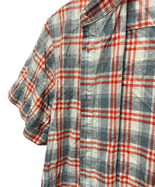 MAMMUT（マムート）MAMMUT (マムート) 半袖シャツ レッド×グレー サイズ:SIZE Lの古着・服飾アイテム