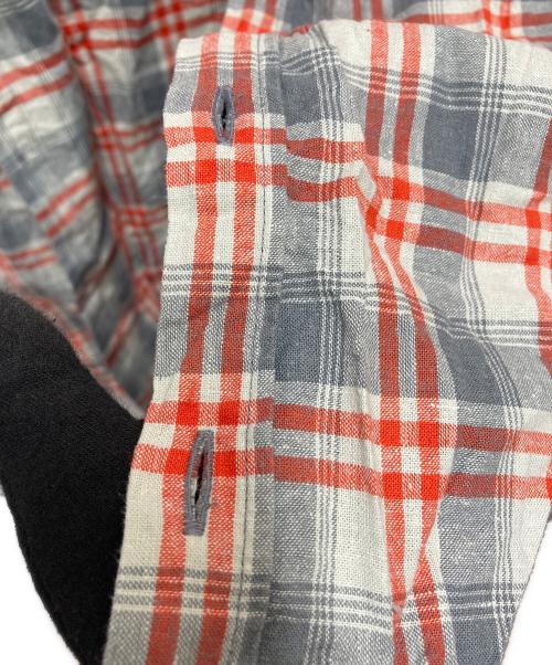 MAMMUT（マムート）MAMMUT (マムート) 半袖シャツ レッド×グレー サイズ:SIZE Lの古着・服飾アイテム