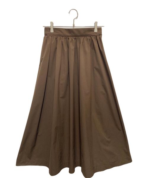 BALLSEY（ボールジィ）BALLSEY (ボールジィ) ボリュームギャザースカート ブラウン サイズ:SIZE 34の古着・服飾アイテム