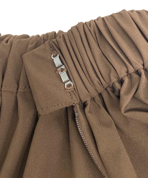 BALLSEY（ボールジィ）BALLSEY (ボールジィ) ボリュームギャザースカート ブラウン サイズ:SIZE 34の古着・服飾アイテム