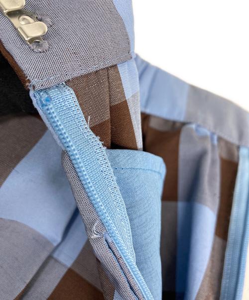 IENA（イエナ）IENA (イエナ) ロングスカート ブルー×ブラウン サイズ:SIZE 34の古着・服飾アイテム