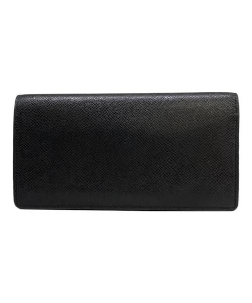 LOUIS VUITTON（ルイ ヴィトン）LOUIS VUITTON (ルイ ヴィトン) 長財布　タイガ　ポルト・カルト・クレディ ブラックの古着・服飾アイテム