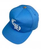 CHROME HEARTSクロムハーツ）の古着「ベースボールキャップ　5panel CH」｜ブルー