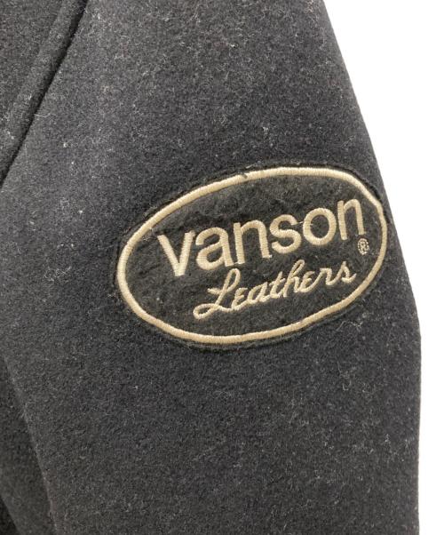 VANSON（バンソン）VANSON (バンソン) ダブルウールライダースジャケット ブラック サイズ:SIZE XLの古着・服飾アイテム