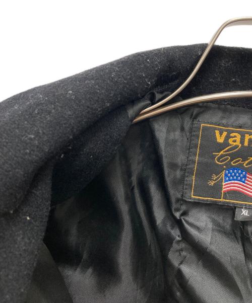 VANSON（バンソン）VANSON (バンソン) ダブルウールライダースジャケット ブラック サイズ:SIZE XLの古着・服飾アイテム