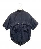 KATHARINE HAMNETT×Ron Hermanキャサリンハムネット×ロンハーマン）の古着「半袖シャツ」｜ネイビー