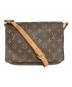 LOUIS VUITTON（ルイ ヴィトン）の古着「ショルダーバッグ　モノグラム　	ミュゼットタンゴ ショートストラップ　」｜ブラウン