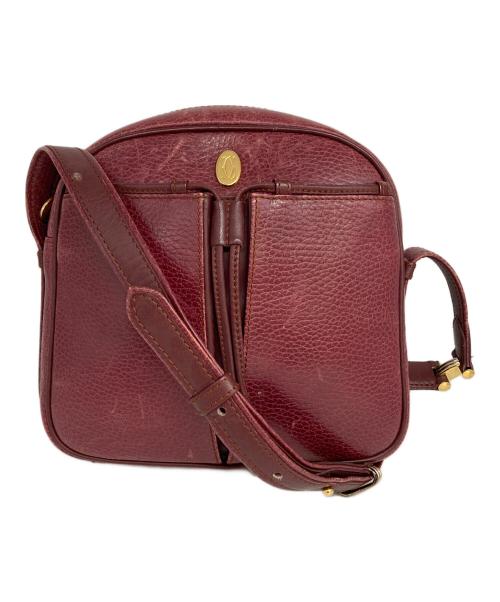 Cartier（カルティエ）Cartier (カルティエ) ショルダーバッグ レッドの古着・服飾アイテム
