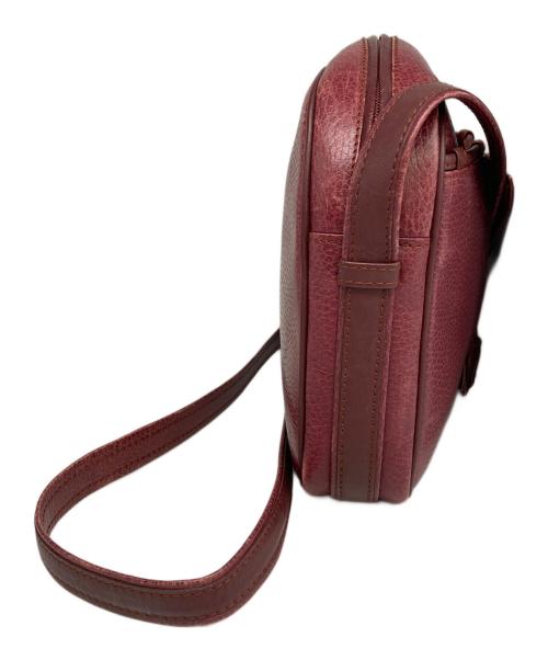 Cartier（カルティエ）Cartier (カルティエ) ショルダーバッグ レッドの古着・服飾アイテム