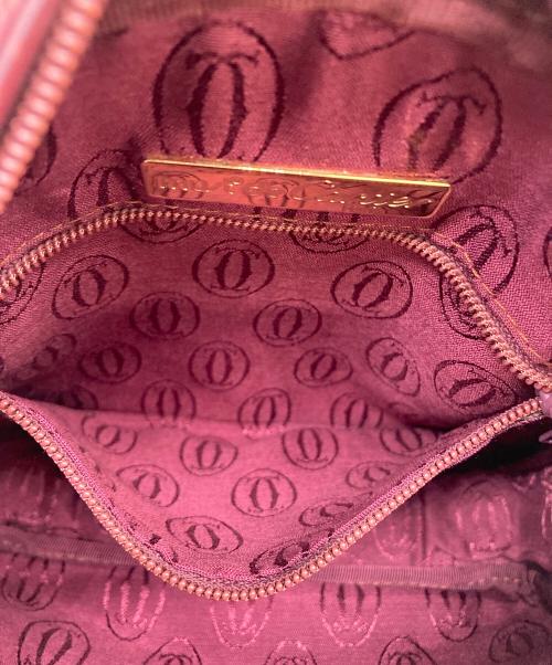 Cartier（カルティエ）Cartier (カルティエ) ショルダーバッグ レッドの古着・服飾アイテム
