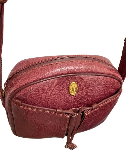 Cartier（カルティエ）Cartier (カルティエ) ショルダーバッグ レッドの古着・服飾アイテム