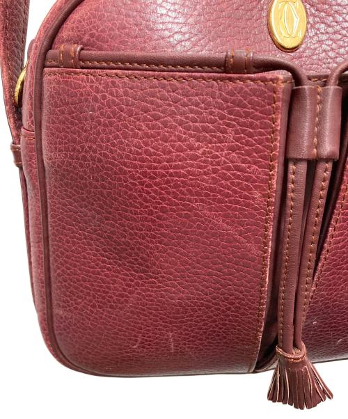 Cartier（カルティエ）Cartier (カルティエ) ショルダーバッグ レッドの古着・服飾アイテム