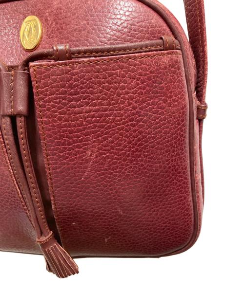 Cartier（カルティエ）Cartier (カルティエ) ショルダーバッグ レッドの古着・服飾アイテム