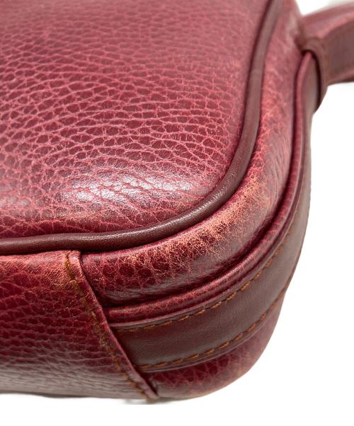 Cartier（カルティエ）Cartier (カルティエ) ショルダーバッグ レッドの古着・服飾アイテム