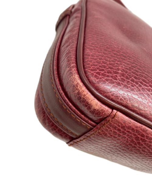 Cartier（カルティエ）Cartier (カルティエ) ショルダーバッグ レッドの古着・服飾アイテム
