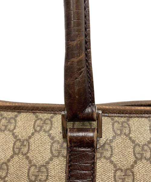 GUCCI（グッチ）GUCCI (グッチ) トートバッグ　GGスプリーム ブラウンの古着・服飾アイテム