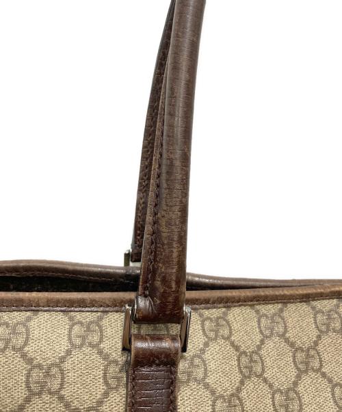 GUCCI（グッチ）GUCCI (グッチ) トートバッグ　GGスプリーム ブラウンの古着・服飾アイテム