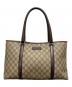 GUCCI（グッチ）の古着「トートバッグ　GGスプリーム」｜ブラウン