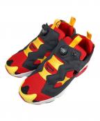 REEBOKリーボック）の古着「ローカットスニーカー」｜レッド×イエロー