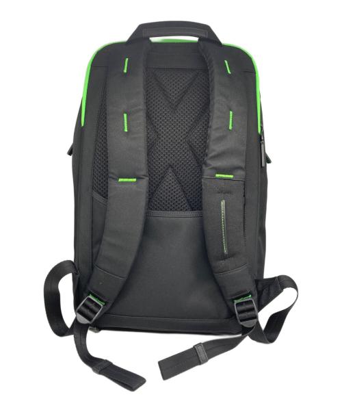 TUMI（トゥミ）TUMI (トゥミ) Razer (レイザー) リュック ブラック×グリーンの古着・服飾アイテム